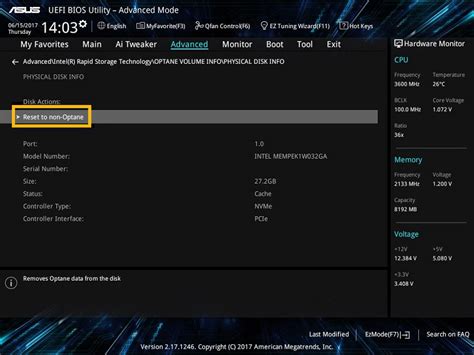 Troubleshooting Guide for Intel® Optane™ Memory M .